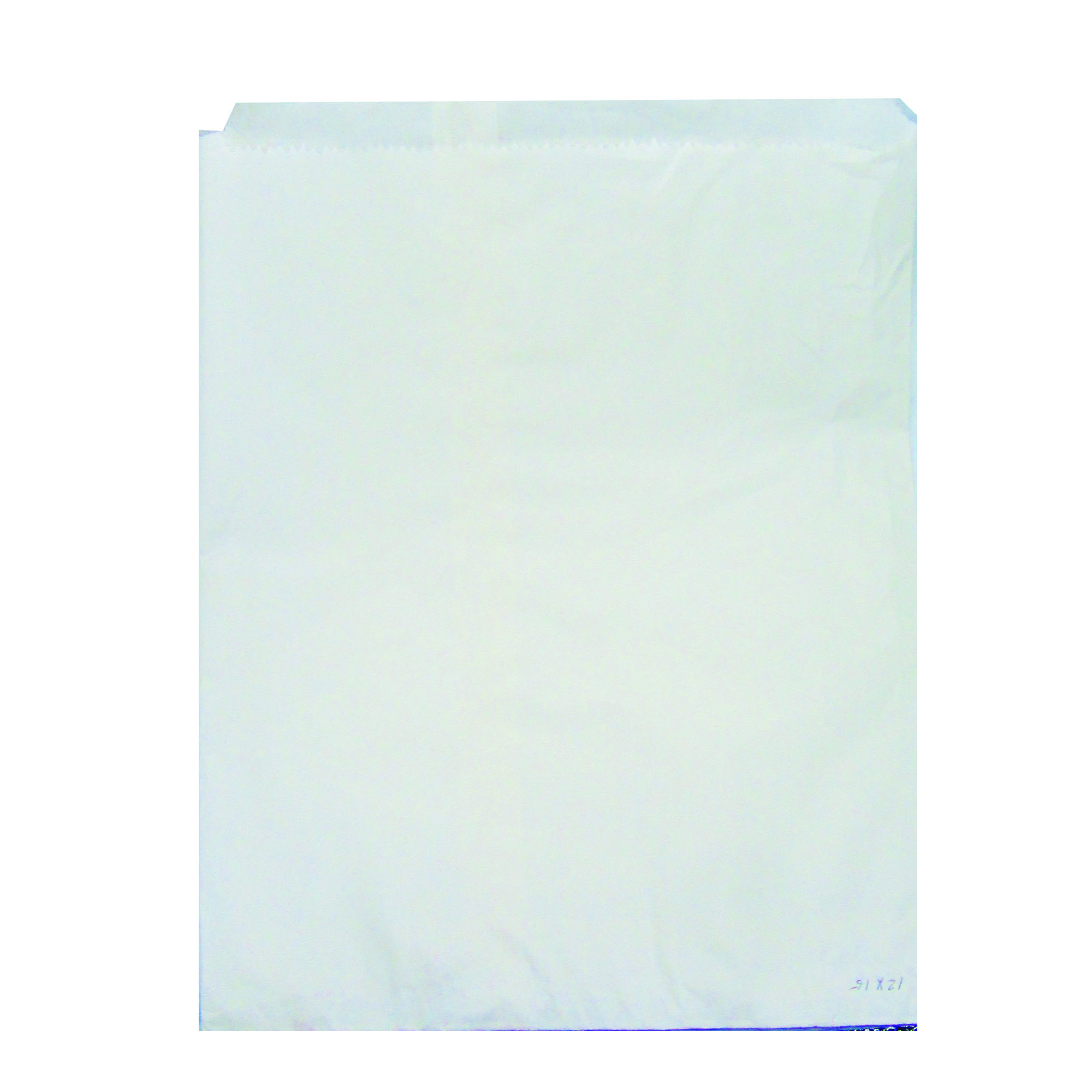 BOLSAS BLANCAS DE PAPEL CHATAS – B08 – TAMAÑO 12 X 15