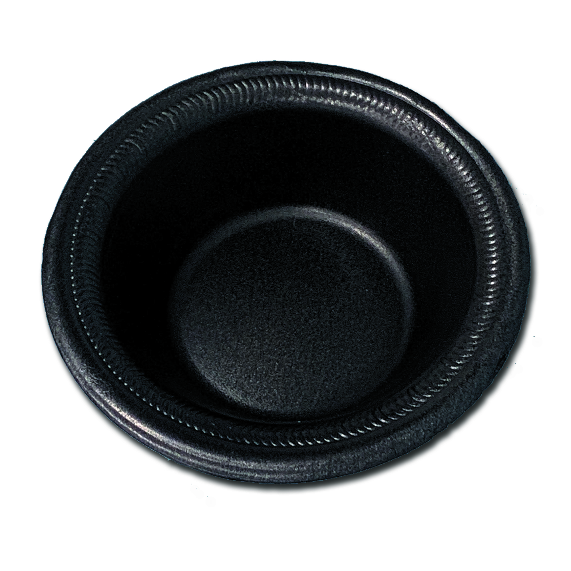 PLATO 6 BOWL TERMOFOAM NEGRO 20X25 - H72