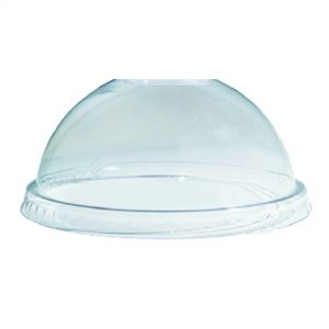 Tapa DOMO Translucida con Apertura PET 98.5 mm (50 UNIDADES) - G38
